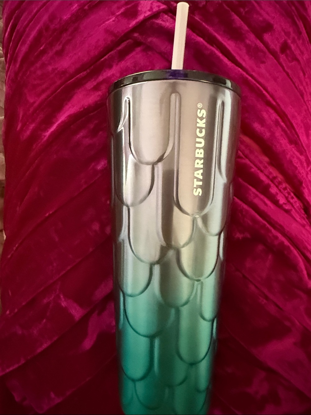 ✨ NWT ✨ Starbucks Twilight Ombré Mermaid Scales Stainless steel Tumbler